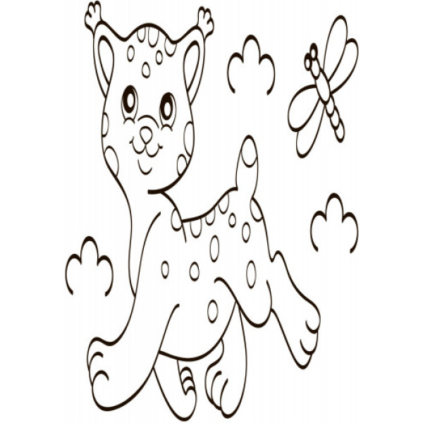 Дитяча водна розмальовка: Дикі тварини 734008, 8 сторінок (734008)