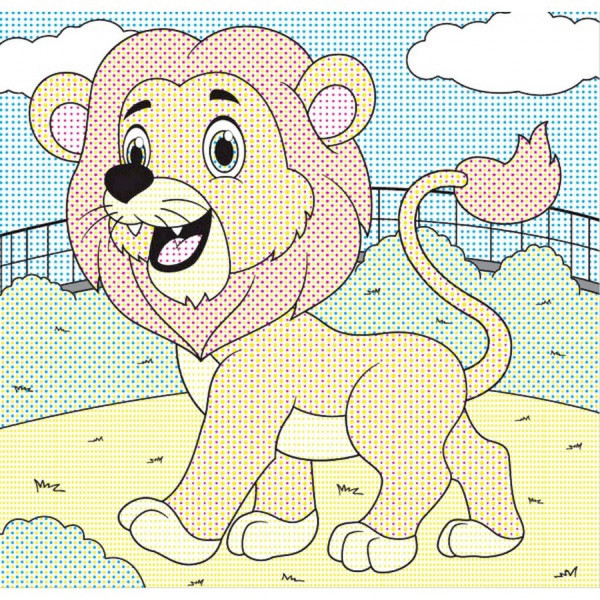 Водные раскраски Волшебная раскраска Зоопарк 756510, 4 картинки(756510)