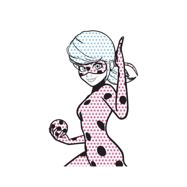 Водяная раскраска Леди Баг. Невероятные приключения 1370013 Цветной Буль