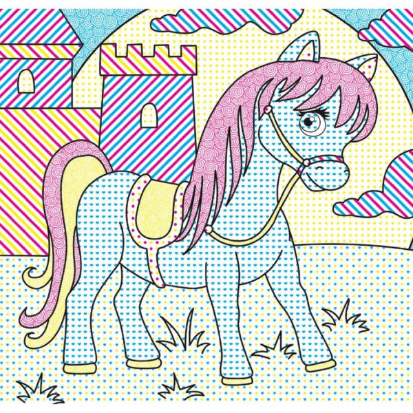 Водні розмальовки Чарівна розмальовка Поні 757173, 4 малюнки (757173)