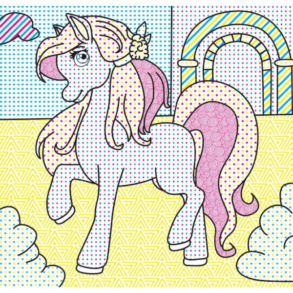 Водні розмальовки Чарівна розмальовка Поні 757173, 4 малюнки (757173)