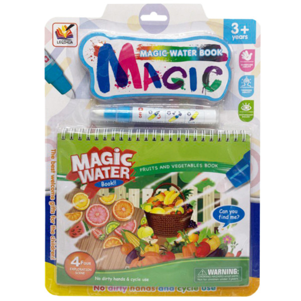 Книжка для малювання водою "Fruits and vegetables" 2001A-5 (2001A-5)