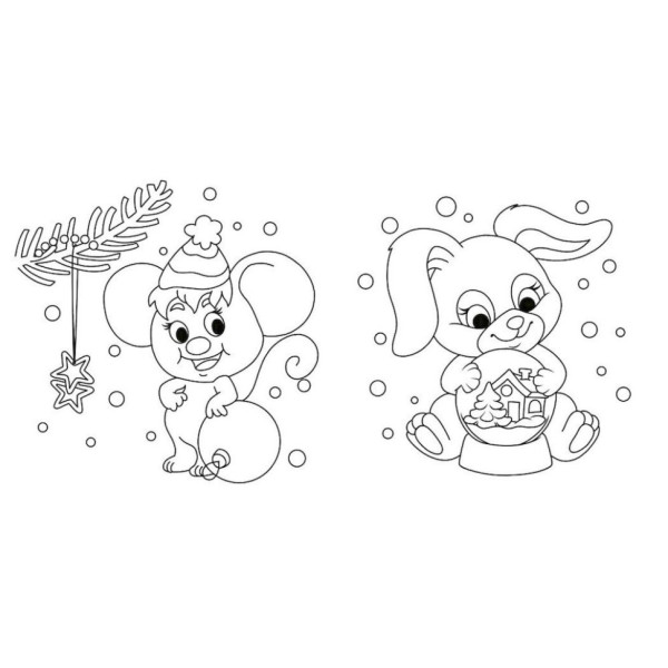 Водная раскаска "Украшения" 1806006 обычные и водные раскраски(1806006)