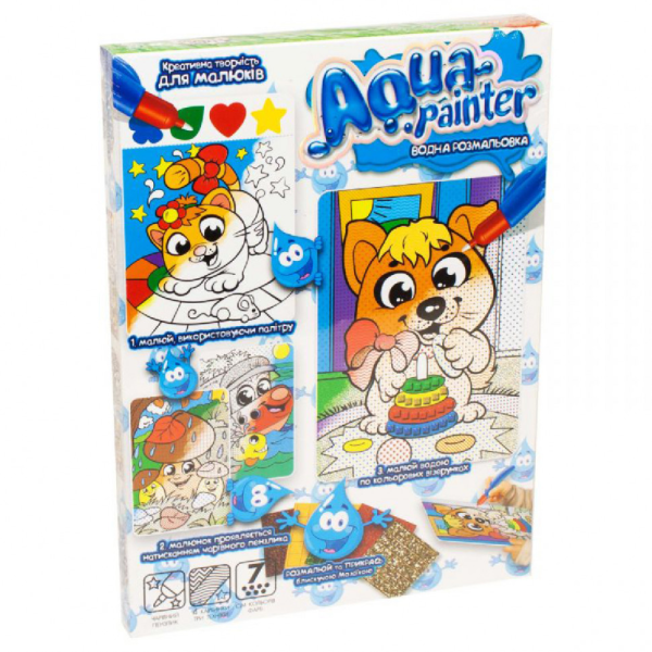 Набір креативної творчості AQP-01 "Aqua Painter"  Песик з Пірамідою (AQP-01-01U)
