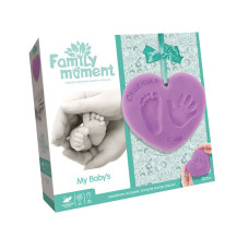 Набір для створення зліпка ручки або ніжки "Family Moment" FMM-01-01 фіолетовий (FMM-01-01U)