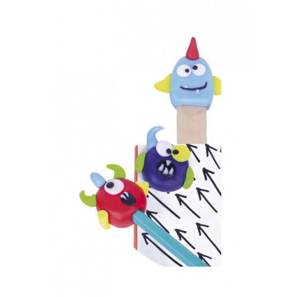 Детский набор для лепки из полимерной глины "Закладки Монстры" (ПГ-006) PG-006 закладки для книги