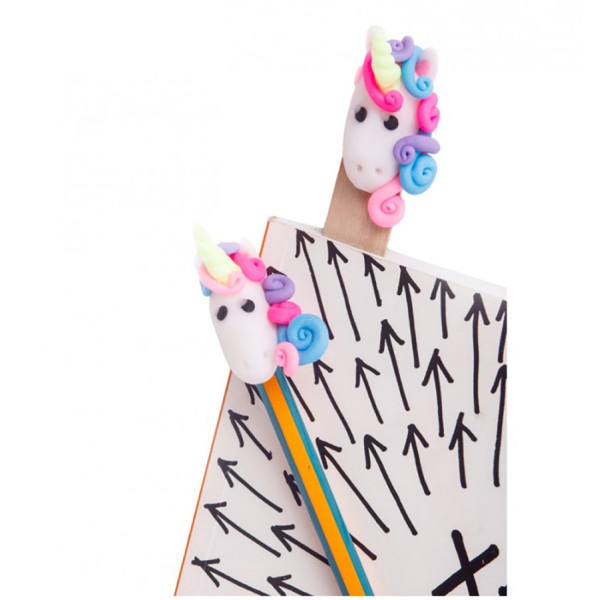 Дитячий набір для ліплення з полімерної глини "Закладки Єдинороги" (ПГ-005) PG-005 закладки для книги (PG-005)