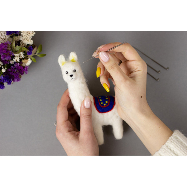 Набор для творчества "Лама" ВАЛ-008 валяние игрушки(ВАЛ-008)