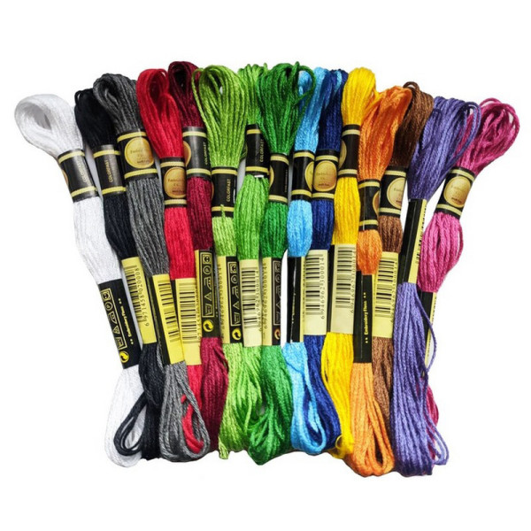 Нить мулине Muline-8m 8 метров, в ассортименте(Muline-8m)