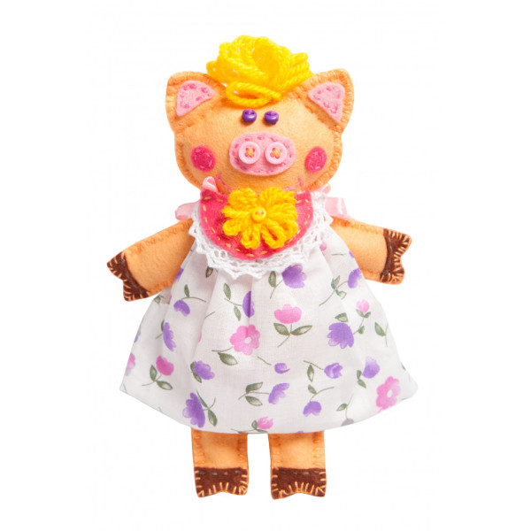 Дитячий набір для творчості "Хрюша" MI-004 шиття м'якої іграшки (MI-004)