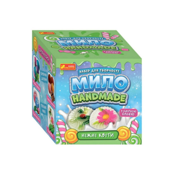 Мило своїми руками "Ніжні квіти" 15130046 з ефірною олією (15130046)