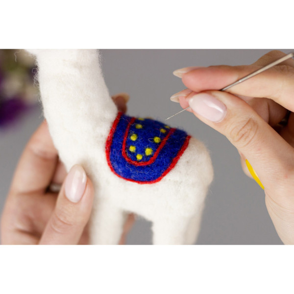 Набор для творчества "Лама" ВАЛ-008 валяние игрушки