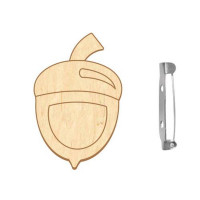 Заготовка броши для раскрашивания "Маленький желудь" FDZB-106(FDZB-106)