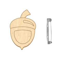 Заготовка брошки для розфарбовування "Маленький жолудь" FDZB-106 (FDZB-106)