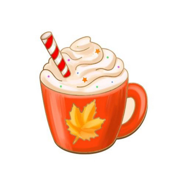 Заготовка броши для раскрашивания "Латте с маршмеллоу" FDZB-096(FDZB-096)