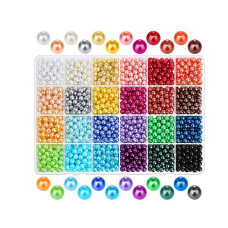 Набір для творчості "Бісер" 1199-87 намистини, гумка, пластикова коробка (1199-87)