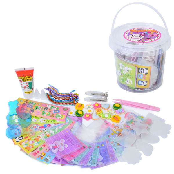 Набір для творчості "Створи свій браслет" TRSW-71 основи для брелків, шпильки, наклейки (TRSW-71)