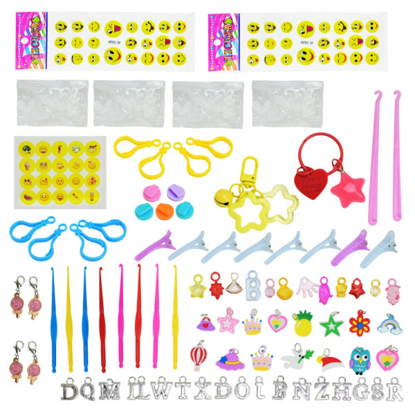 Дитячий набір для плетіння браслетів "Loom" 16202(Pink) в чемодані (16202(Pink))