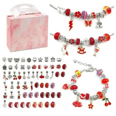 Набір для створення браслетів "Пандора" PDL610-4 червоний (PDL610-4)