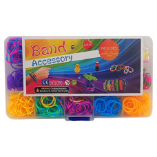 Набор для плетения браслетов AC713 резиночки, крючок, рогатка(AC713)