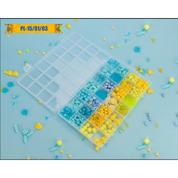 Набір бісеру для виготовлення креативних аксесуарів PL-15/01/03 намистини, бісер, підвіски (PL-15/01/03)