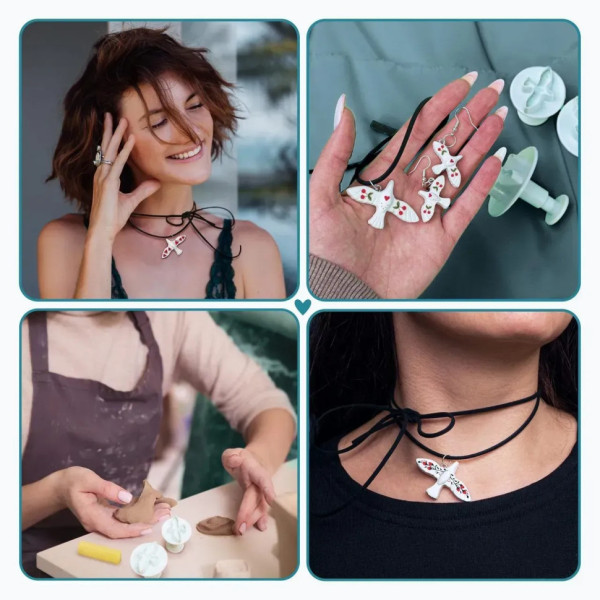 Большой набор для создания украшений "Птицы" GL-008 из пластической глины(GL-008)