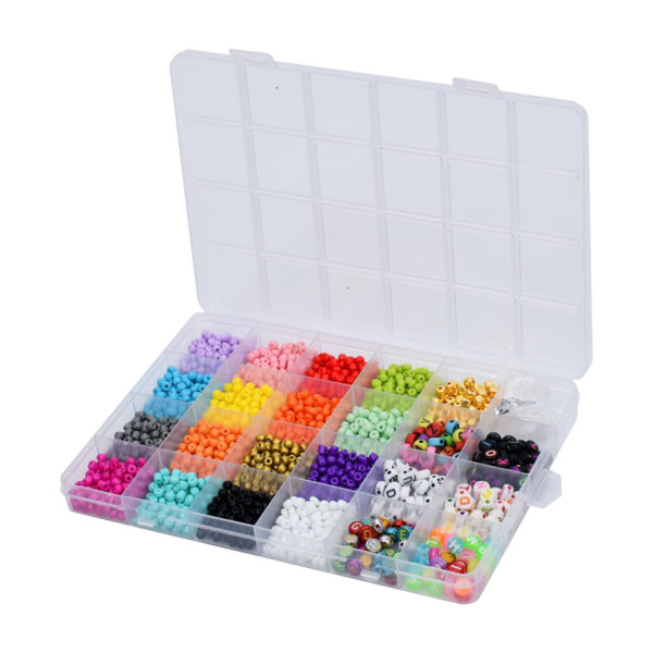 Набір бісеру для виготовлення креативних аксесуарів 1199-148 нитки, намистини (1199-148)