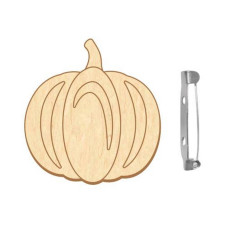 Заготовка брошки для розфарбовування "Гарбуз" FDZB-101 (FDZB-101)