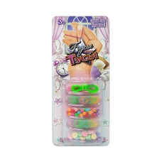 Набор бисера "Пижамная вечеринка" Bambi R22017 бусины, подвески, нити, браслет Зеленый(R22017-2(Green))