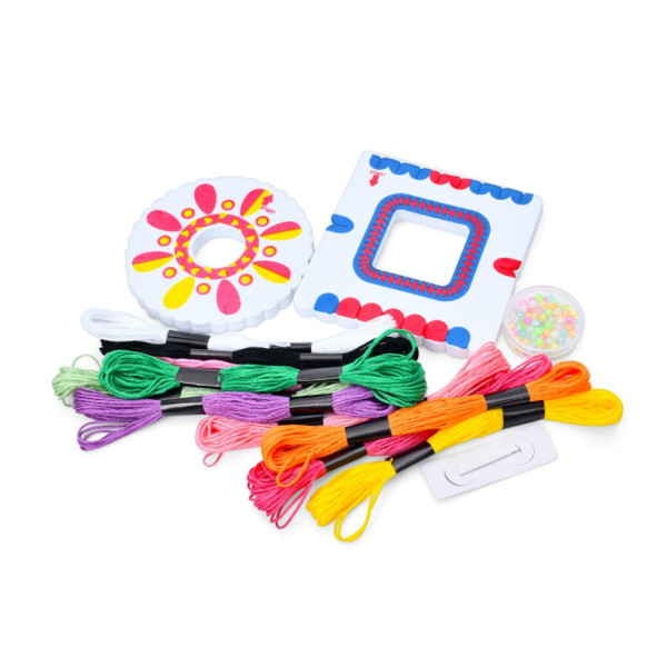 Дитячий набір творчості "New babylon" 11888C нитки 10 штук 10 кольорів (11888C)