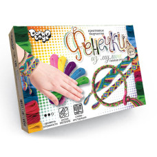 Набор креативного творчества "Фенечки" Danko Toys FIM-01-01-08 из мулине Вид 8(FIM-01-08)