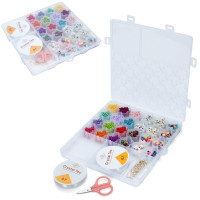 Набор бисера для изготовления креативных аксессуаров A103-15E, нитки, бусины(A103-15E)