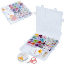 Набір бісеру для виготовлення креативних аксесуарів A103-15E, нитки, намистини (A103-15E)