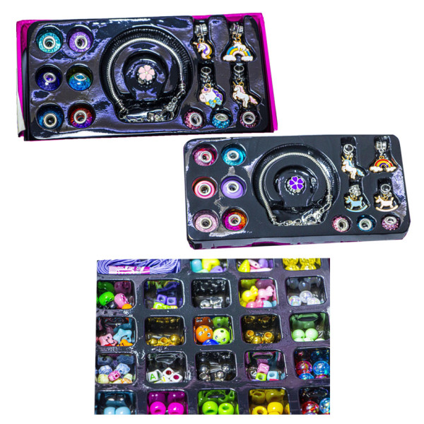 Дитячий набір з прикрасами для створення шарм-браслетів "Jewelry Box" KSY951 (KSY951)