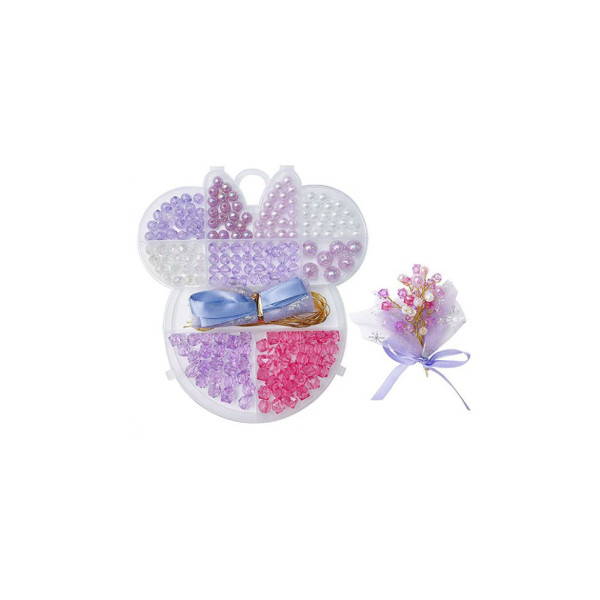 Набор бисера для изготовления креативных аксессуаров  N098-3/4/5