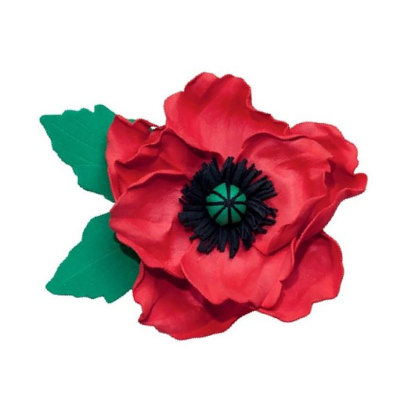 Набір для творчості "Заколка-брошка Мак" F-002 прикраси з фоамірану (F-002)