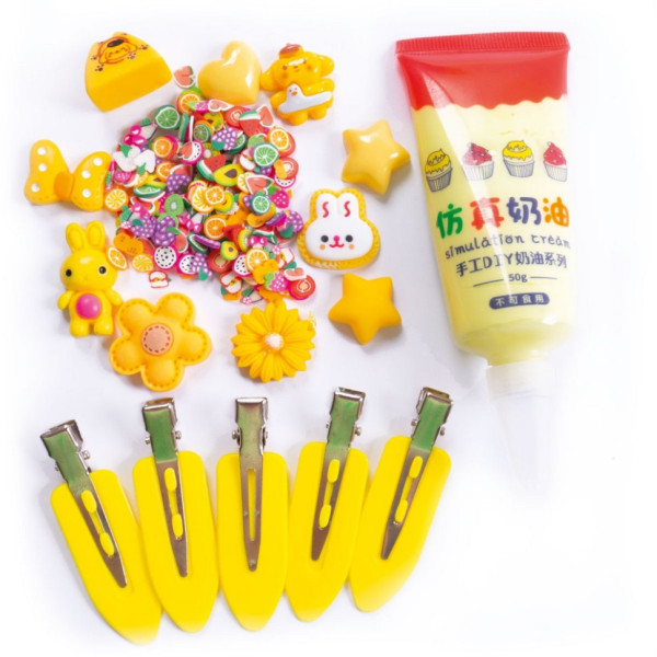 Дитячий набір для творчості "Заколки своїми руками" VT4600-02 жовтий (VT4600-02)