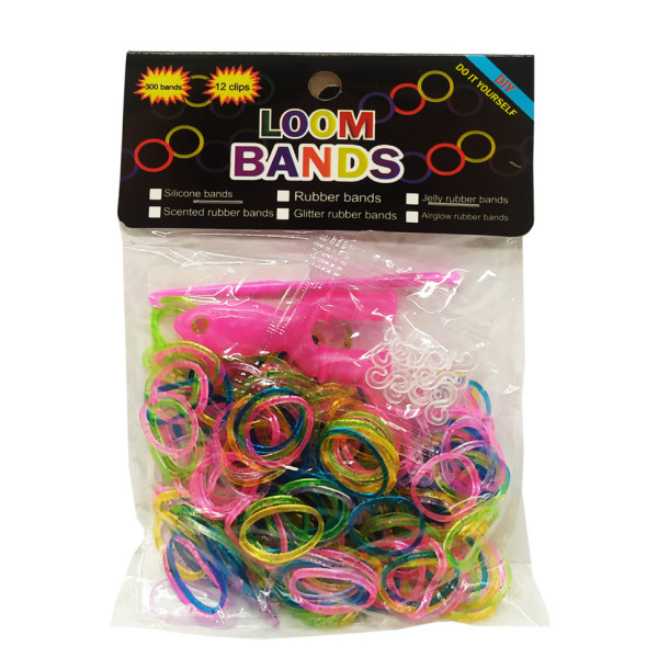 Набір для плетіння браслетів 7799G пристрій для плетіння, гачок, резиночки, рогатка (7799G)