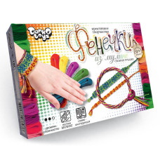 Набір креативної творчості "Фенечки" Danko Toys FIM-01-01-08 з муліне Вид 1 (FIM-01-01)