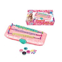 Набор для творчества для создания браслетов MBK-515Y футляр 23,5 см, нитки, бусины