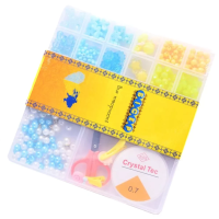 Набор бисера для изготовления креативных аксессуаров PL-15/01/05 бусины, бисер, подвески(PL-15/01/05)