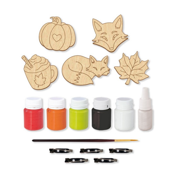 Набор заготовок для создания значков "Яркая осень" FDCKW-059(FDCKW-059)