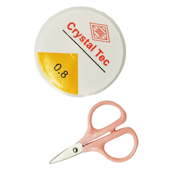 Детский набор бисера для создания украшений 610-34 ножницы, леска в комплекте(610-34)