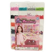 Дитячий набір бісеру для створення прикрас 610-34 ножиці, волосінь у комплекті (610-34)