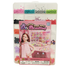 Детский набор бисера для создания украшений 610-34 ножницы, леска в комплекте(610-34)