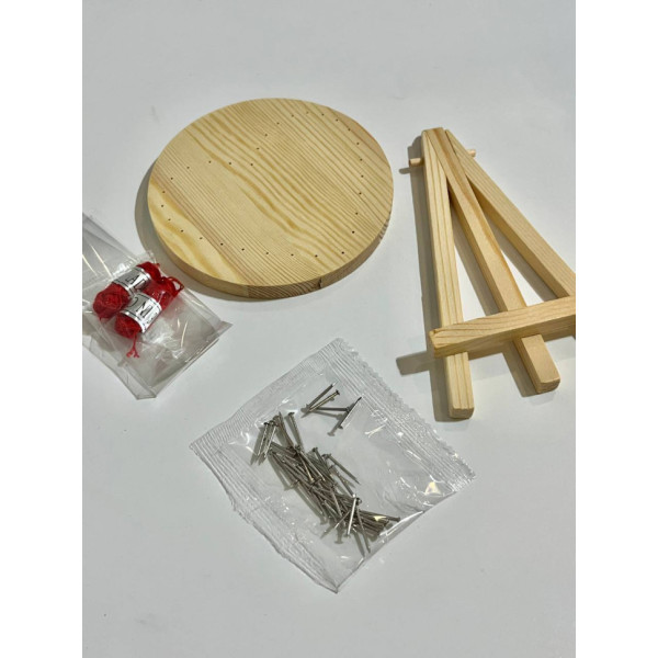 Дитячий набір для творчості стрінг-арт "Серце" YG0115(28276) дерев'яна основа (YG0115(28276))