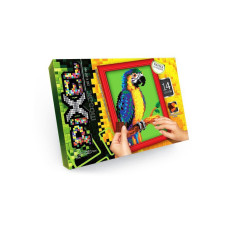 Набор для творчества "Мозаика Пиксель: Попугай" РМ-01-02, 21х29,7 см, рамка в наборе (РМ-01-02)