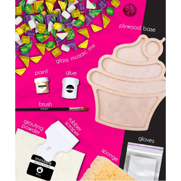 Дитячий набір для творчості кришталева мозаїка "Кекс" MA1006 (MA1006)