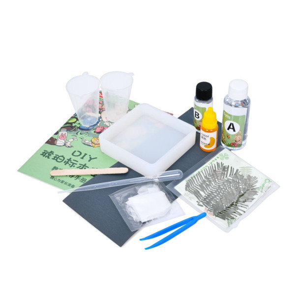 Дитячий набір для творчості "Сухоцвіт" FG231102004M, пінцет, фарба, застигаюча рідина (FG231102004M)