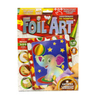 Набір креативної творчості "Аплікація" FAR-01-01…10 кольорова фольга Слон (FAR-01-10)